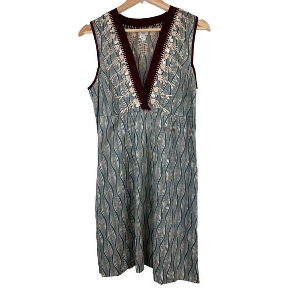 Anthropologie Hoss Intropia Women's 6 Sleeveless Embellished Tank Dress - Picture 1 of 12